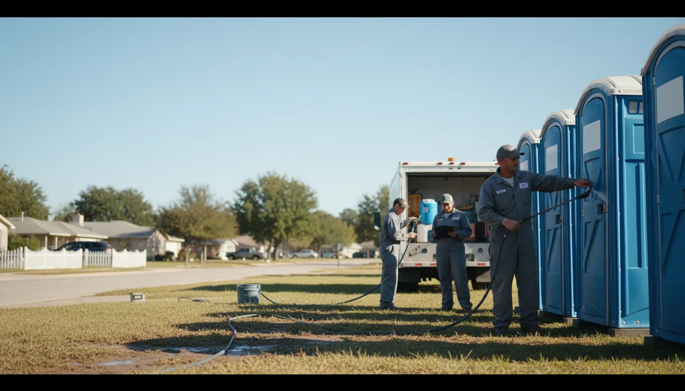 Long-Term Portable Toilet Rental in Fisher, LA near me